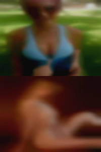 Visibly horny girl.